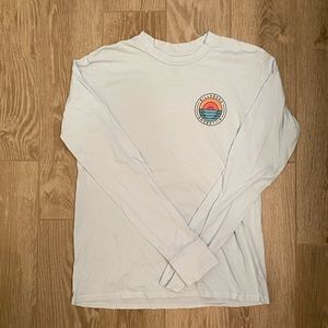 LIGHT BLUE BILLABONG LONGSLEEVE LOGO TEE